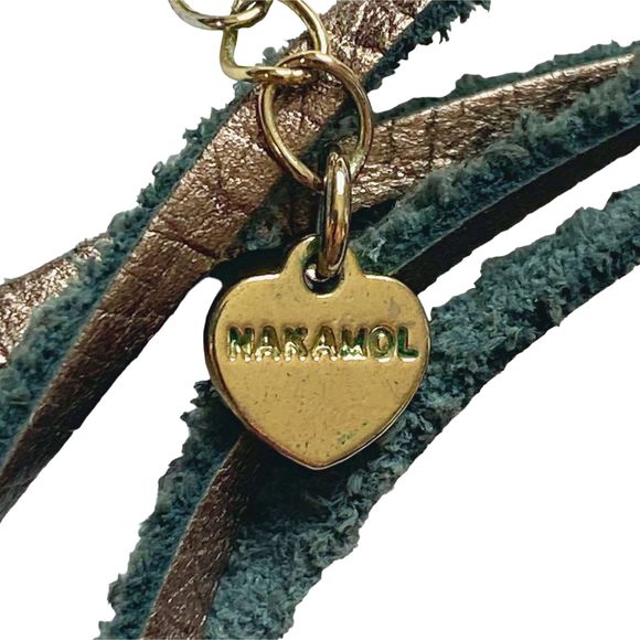 Nakamol Bohemian Golden Leather Necklace - Picture 6 of 6